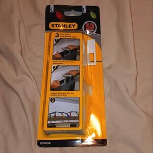 NIB Stanley 50 Holiday Lights Hanging Clips